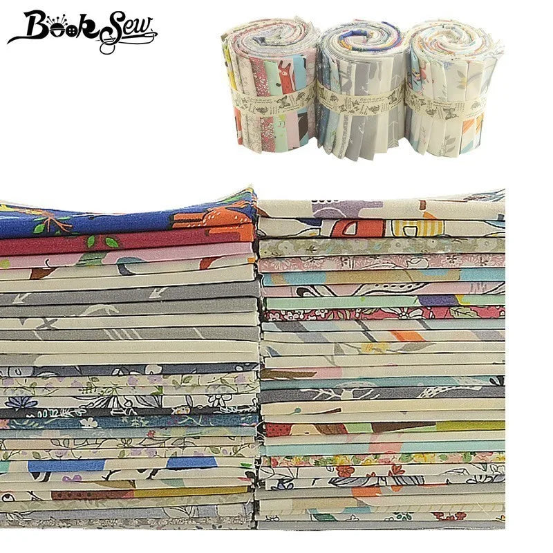 Fabric Patchwork Sewing Jelly Roll Strip 100% Cotton
