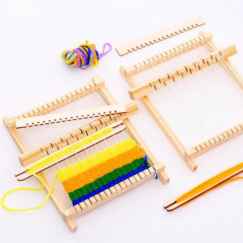 Knitting Loom Mini DIY Traditional Wooden Weaving Loom
