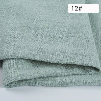 Plain Cotton Gauze Linen Fabric