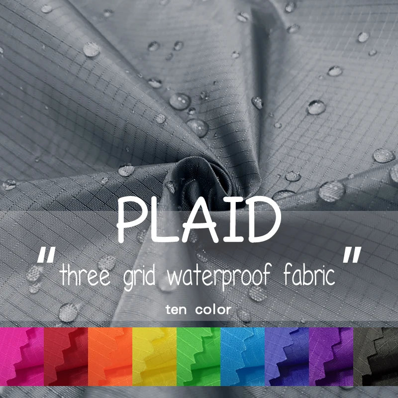 1* 1.5m Wide Checked Polyester Fabric