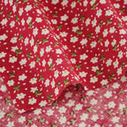 Lovely Fresh Red Printed Cloth 100% Cotton Fabric