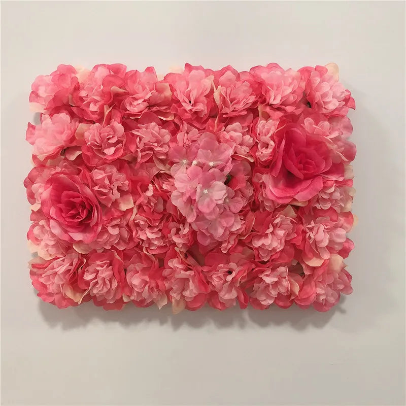 Artificial Flower Wall Panels Backdrop
