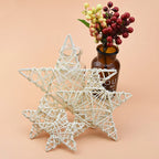 10/15/20 cm Rattan Star Wreath