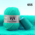 Extra Soft Plush Mink Hair Yarn