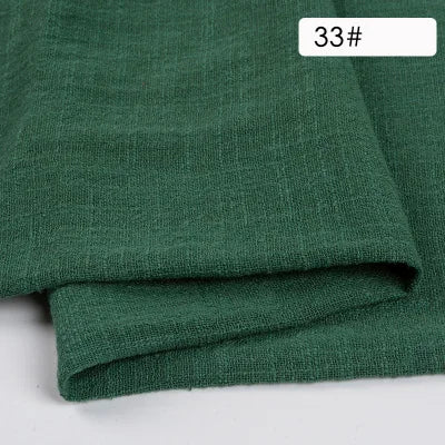 Plain Cotton Gauze Linen Fabric