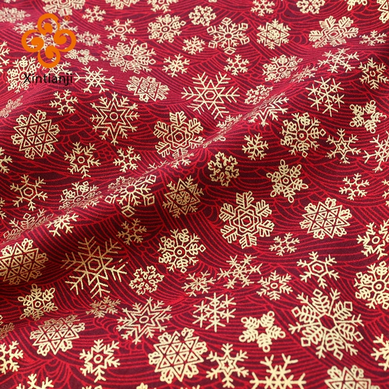 Burgundy Red Cotton Fabric By Half Yards