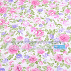 Rose Printed Cotton Fabrics by the Meter