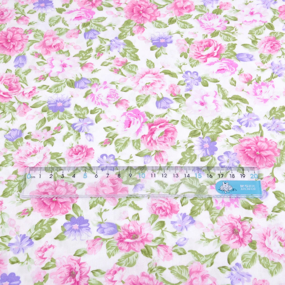 Rose Printed Cotton Fabrics by the Meter