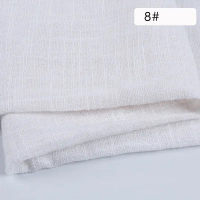 Plain Cotton Gauze Linen Fabric