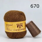 Extra Soft Plush Mink Hair Yarn