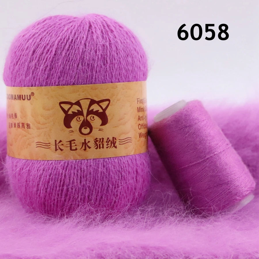 Extra Soft Plush Mink Hair Yarn