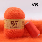 Extra Soft Plush Mink Hair Yarn