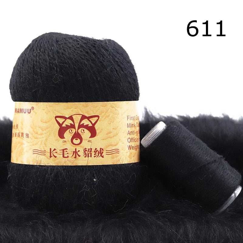 Extra Soft Plush Mink Hair Yarn