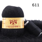 Extra Soft Plush Mink Hair Yarn
