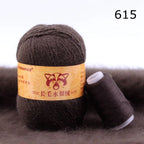 Extra Soft Plush Mink Hair Yarn