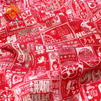 Burgundy Red Cotton Fabric By Half Yards