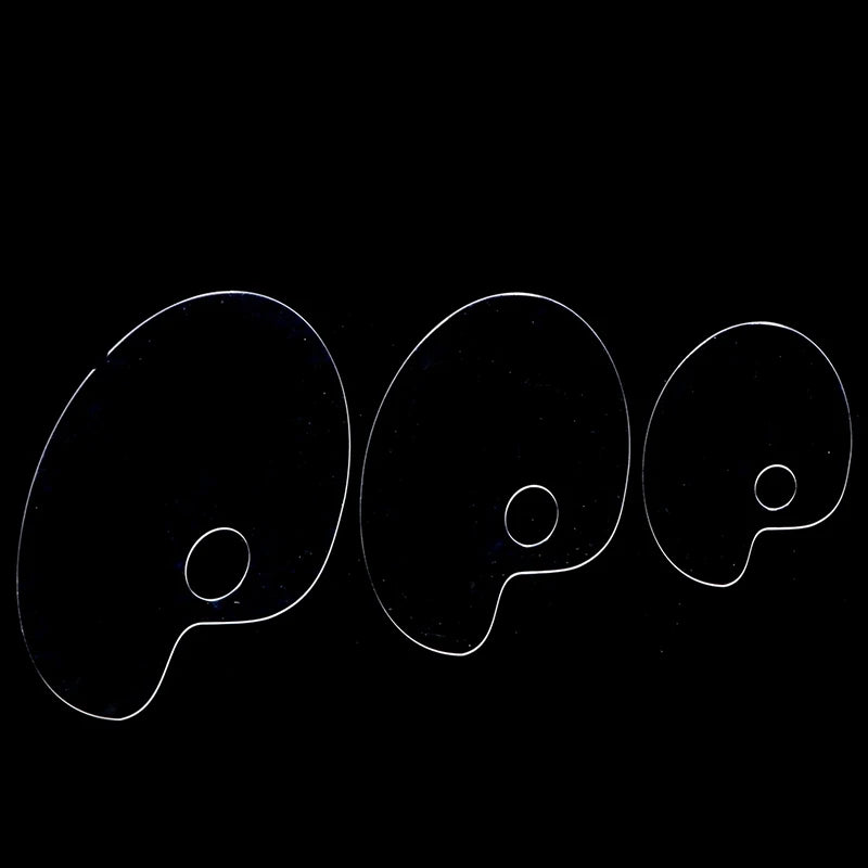 Clear Acrylic Artist Paint Mixing Palette