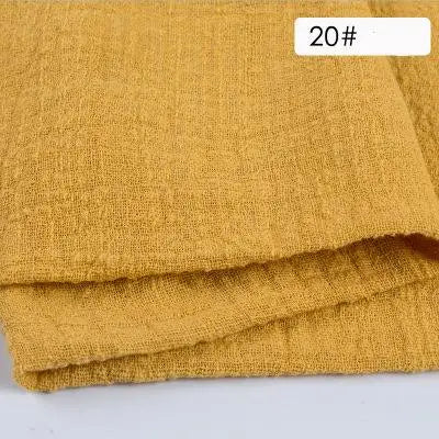 Plain Cotton Gauze Linen Fabric