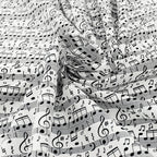 Musical Note 100% Cotton Fabric