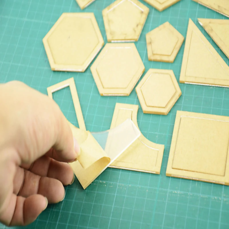 1 Set 54PCS Mixed Quilt Templates Acrylic