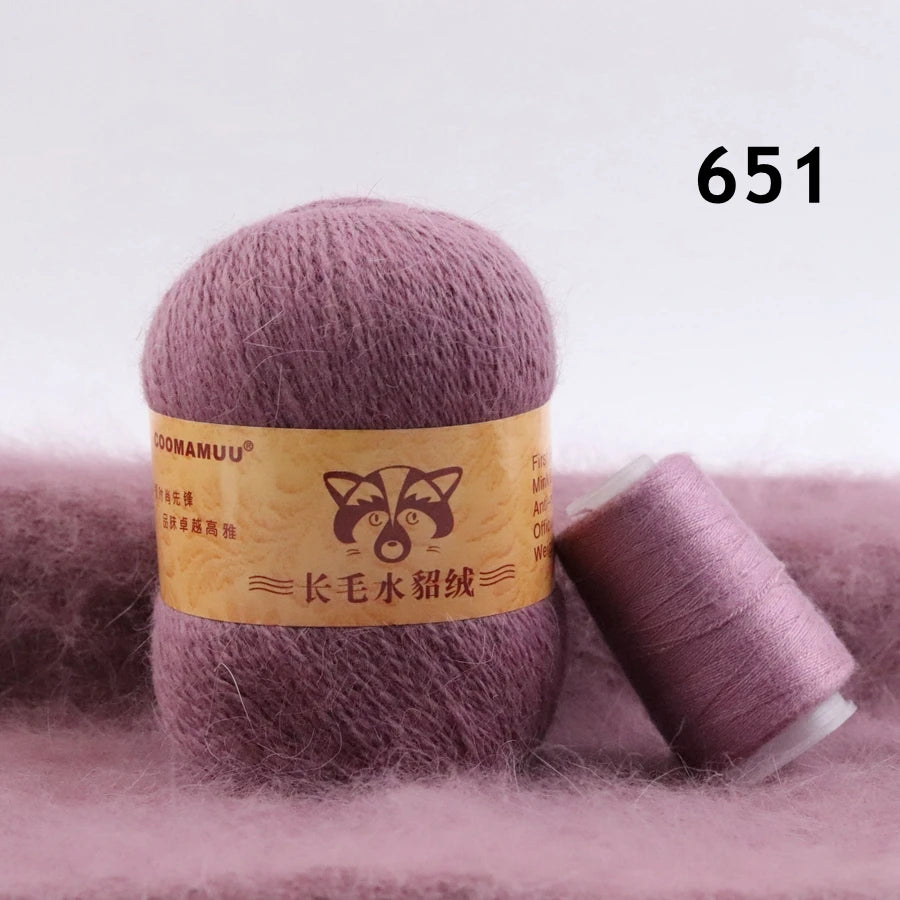 Extra Soft Plush Mink Hair Yarn