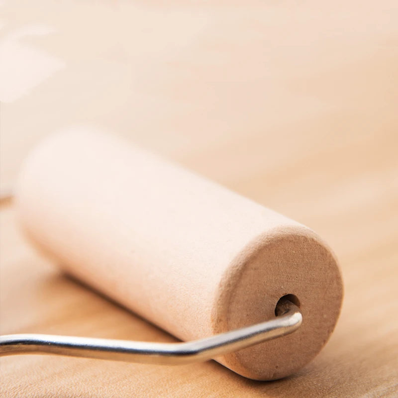 Pottery Art Solid Wooden Pushing Clay Roller