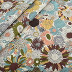 Printed Plain Cotton Fabric