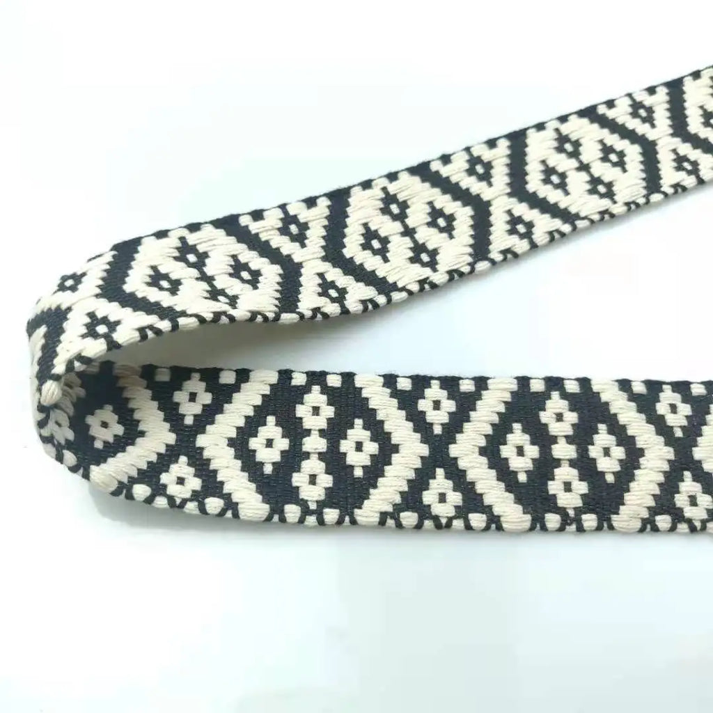 Exclusive Cotton Webbing Geometric Patterns