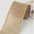 5M Wide Burlap Ribbon Jute Fabric Roll