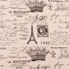 Printed Cotton Linen Fabric