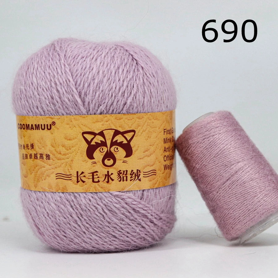 Extra Soft Plush Mink Hair Yarn