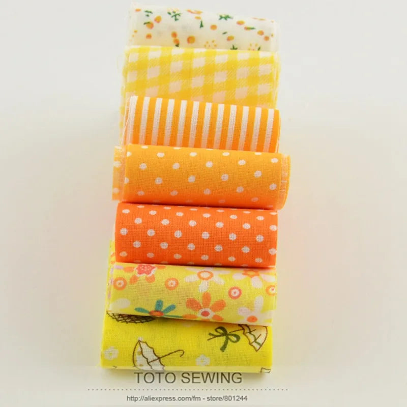 7pcs/lot 5cm x100cm quilting patchwork jelly roll fabric