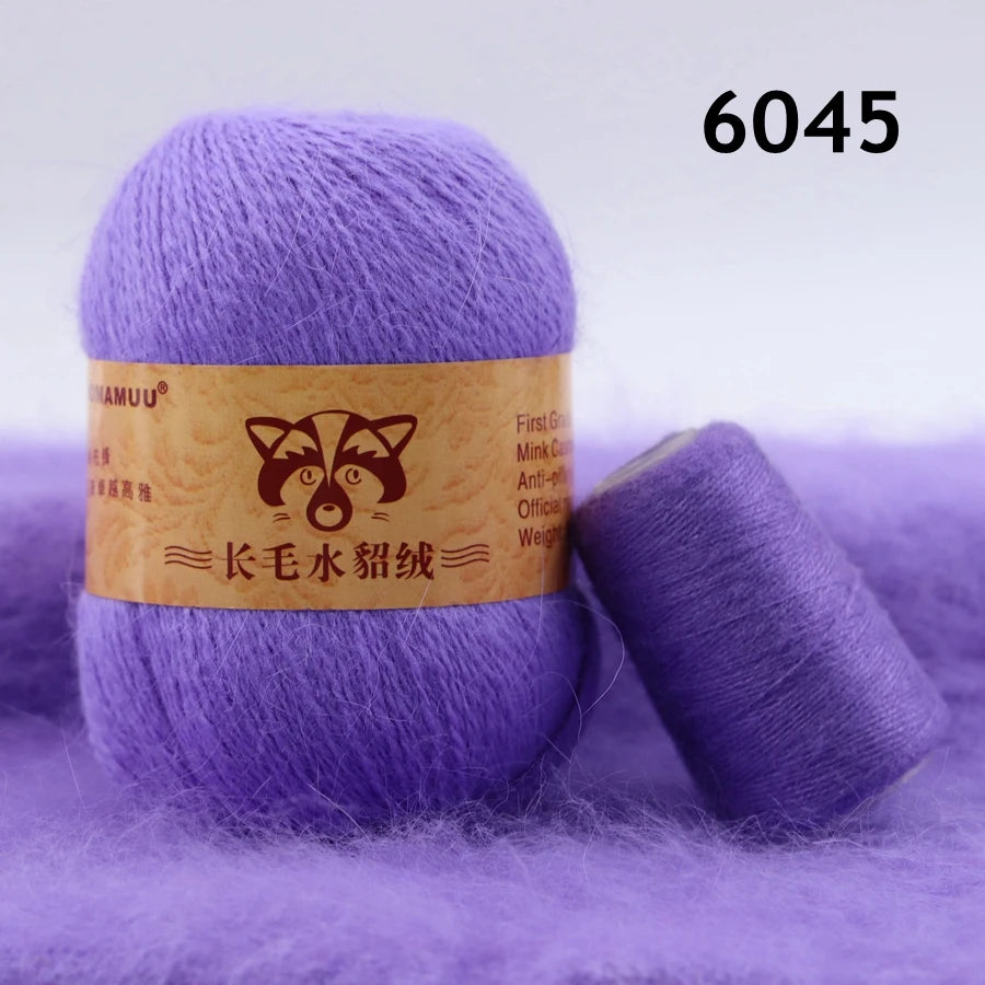 Extra Soft Plush Mink Hair Yarn