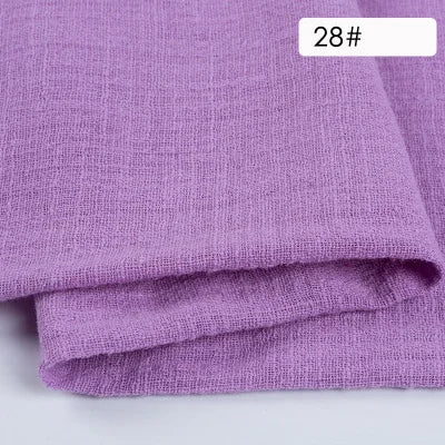 Plain Cotton Gauze Linen Fabric