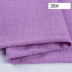 Plain Cotton Gauze Linen Fabric