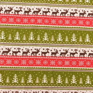 Printed Cotton Linen Fabric