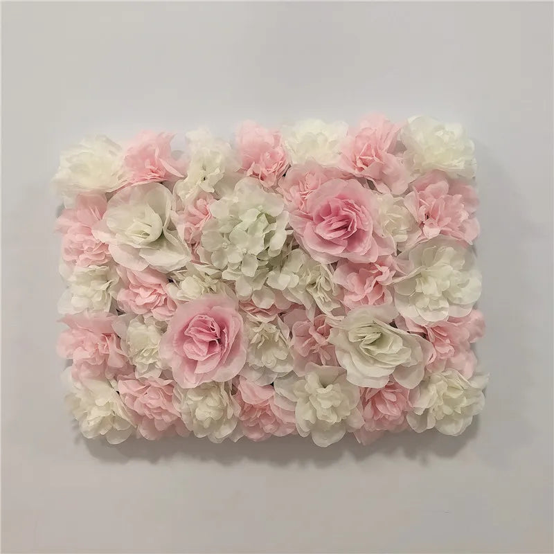 Artificial Flower Wall Panels Backdrop