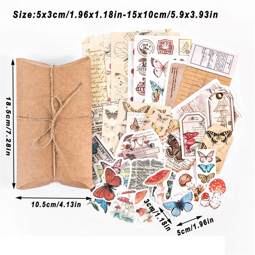 30 Pcs Scrapbooking Tissue Paper Onion Skin Kraft Paper