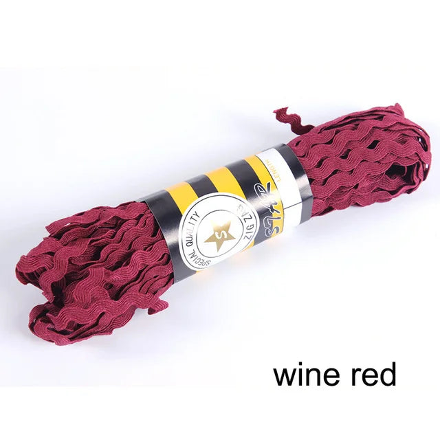 15Yards Multi-Color Terylene Ribbon Ric Rac