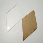 1 Set 54PCS Mixed Quilt Templates Acrylic