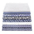 8 PCS Pack Square Multicolor Printed Cotton Fabric
