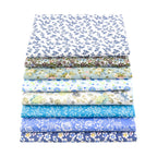 8 PCS Pack Square Multicolor Printed Cotton Fabric