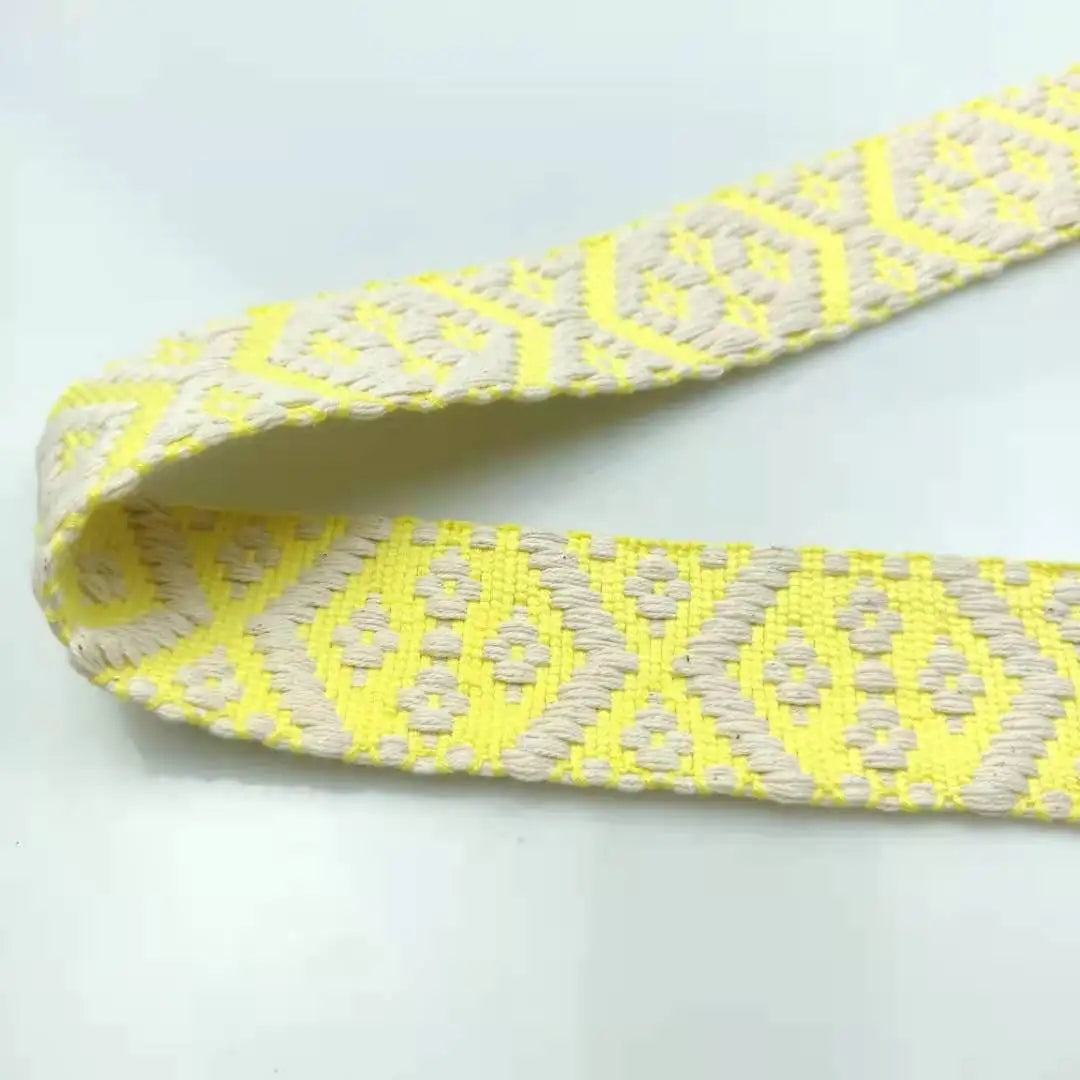 Cotton Webbing Geometric Patterns 4cm