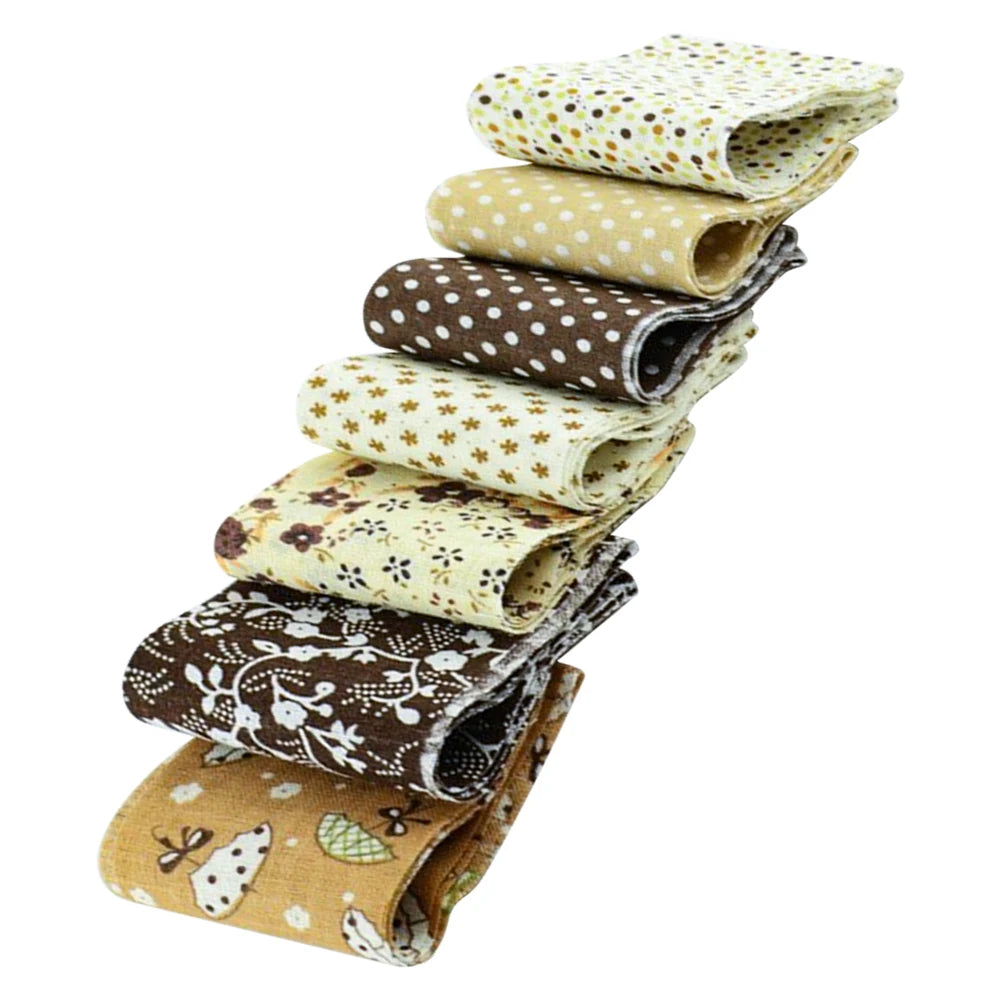 7pcs 100% Cotton Jelly Roll Fabric Strips