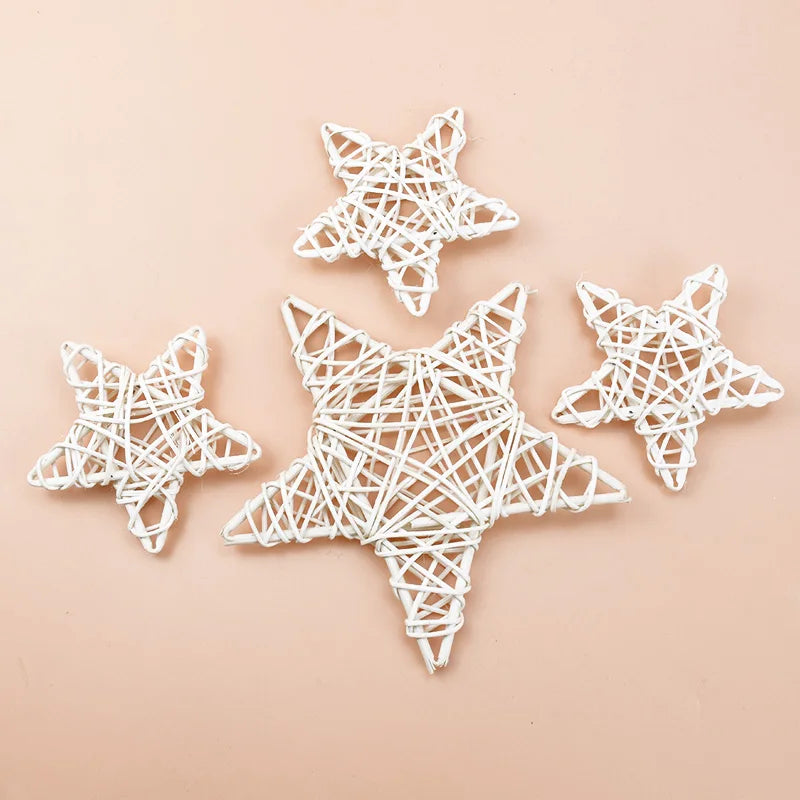 10/15/20 cm Rattan Star Wreath