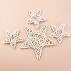 10/15/20 cm Rattan Star Wreath