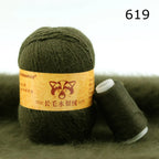 Extra Soft Plush Mink Hair Yarn