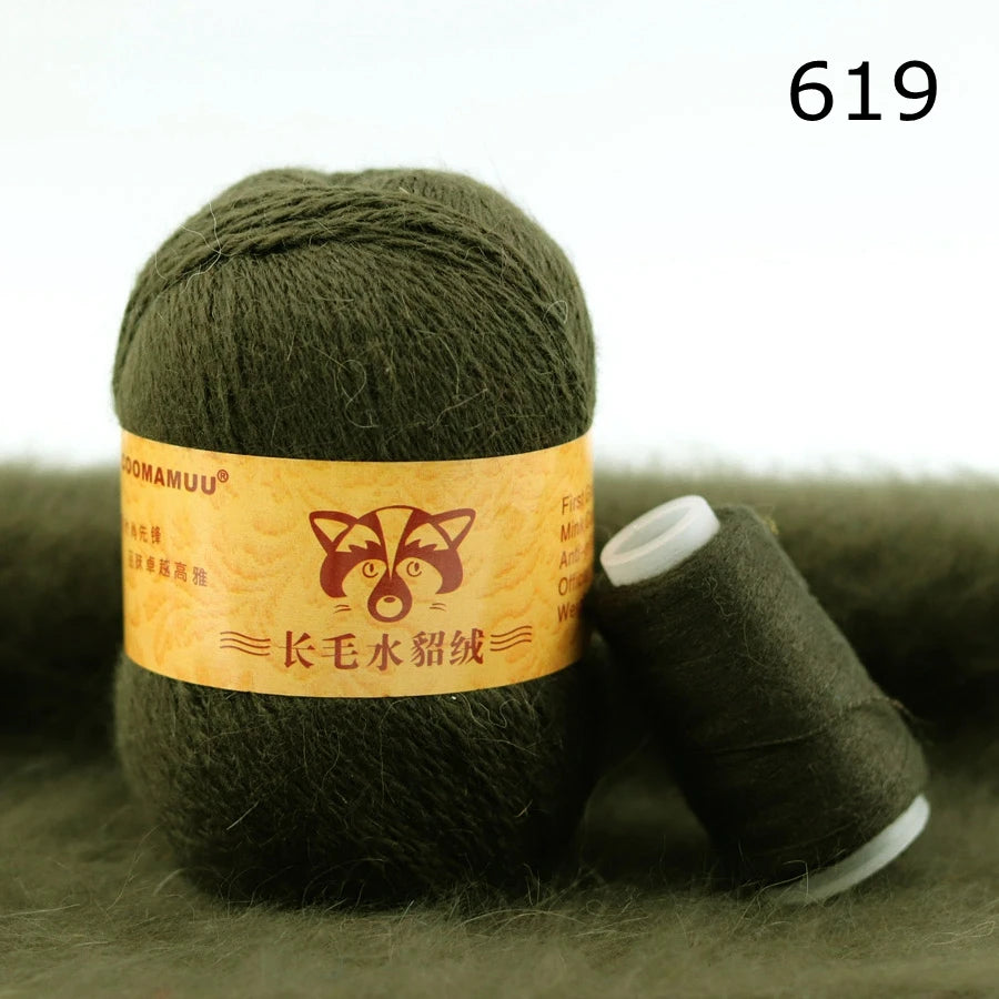 Extra Soft Plush Mink Hair Yarn