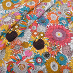 Printed Plain Cotton Fabric