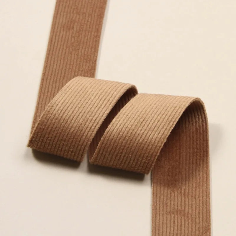 Striped Corduroy Ribbons 15 25 35mm